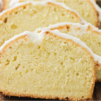 Big Zing Lemon Loafie w/Vanilla Glaze